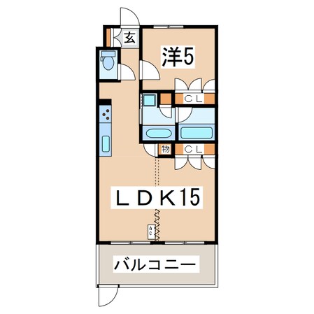 郡山駅 徒歩38分 1階の物件間取画像